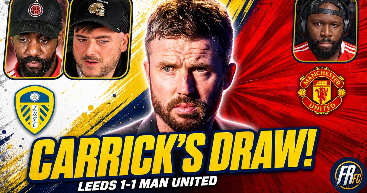 Leeds and Manchester United YouTubers react to a 1-1 at Elland Road