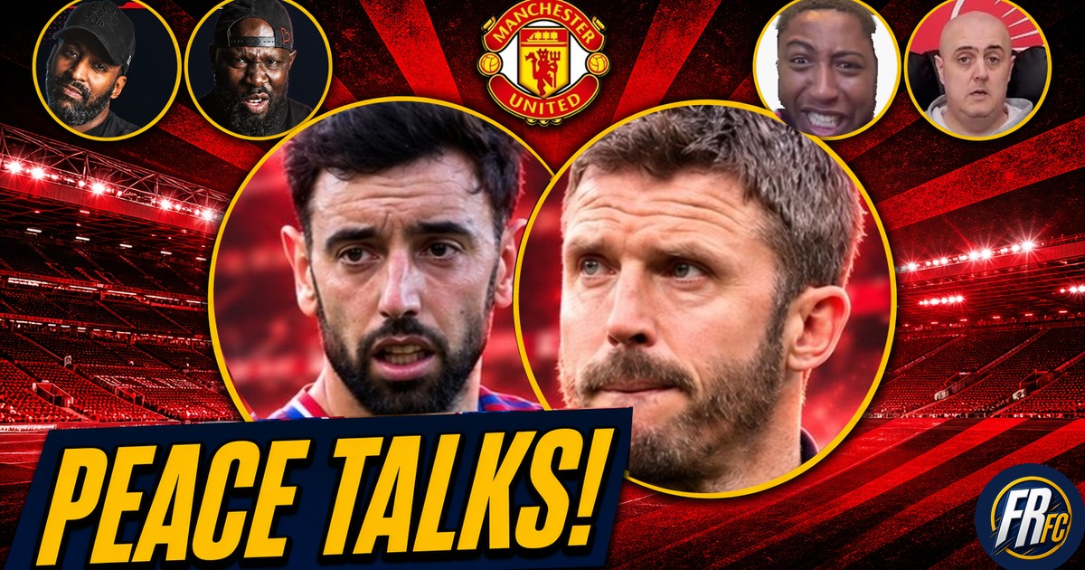 Manchester United YouTubers react as Carrick and Bruno Fernandes clear the air
