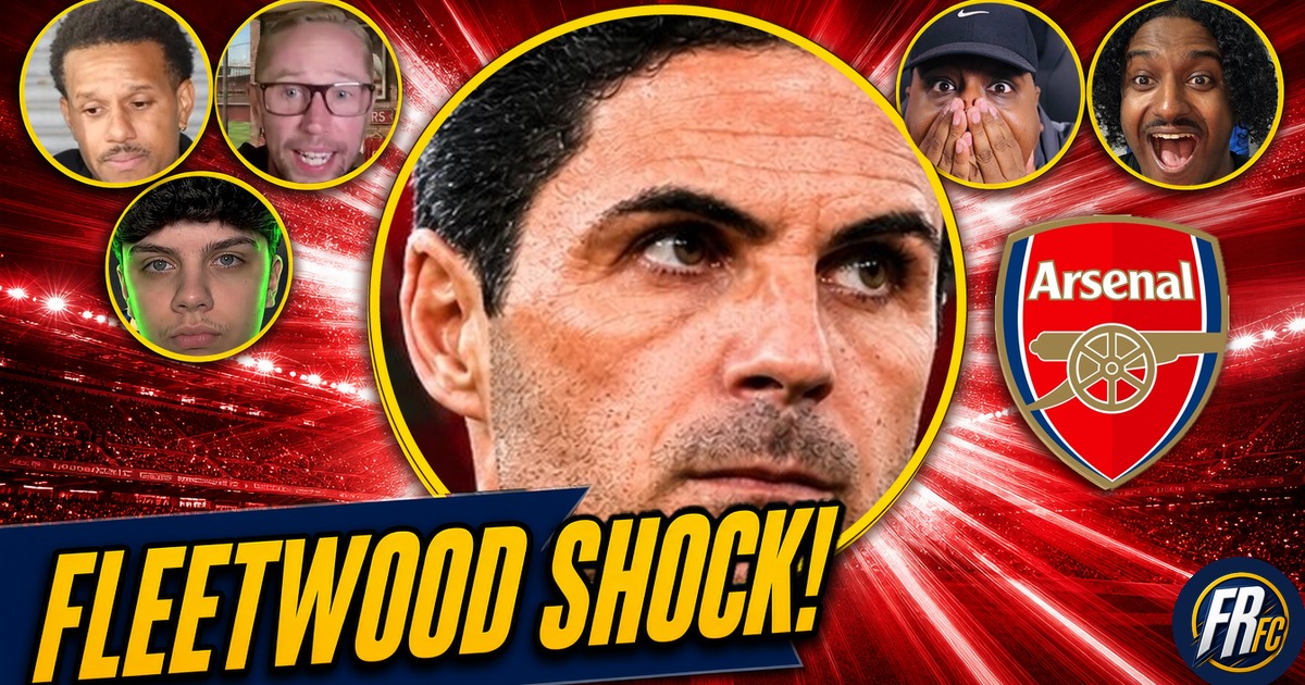 Arsenal YouTubers react as Fleetwood knock them out of the Carabao Cup